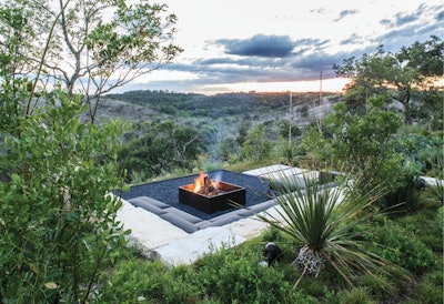 2014 ASLA Honor Award - Residential Design Category - Hill Country Prospect - Studio Outside Landscape Architects - Photo Credit Arlen Kennedy Photography and Robert Reck Photography.