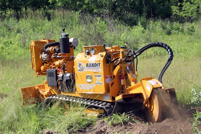 Bandit Model 2550 Track Stump Grinder 5547ccc49749f