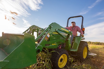 John Deere 3E Series Compact Utility Tractors action 5547b6816afaf