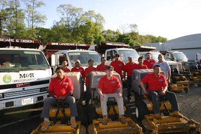 The 2015 M&R Landscape & Design team includes lots of familiar faces—because employees never leave.
