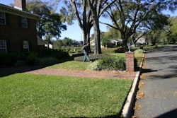 If a crew is finishing its work considerably faster than estimated, contractor Kevin Payne says he likes to make sure that things aren't being missed, such as edging a certain part of the property.