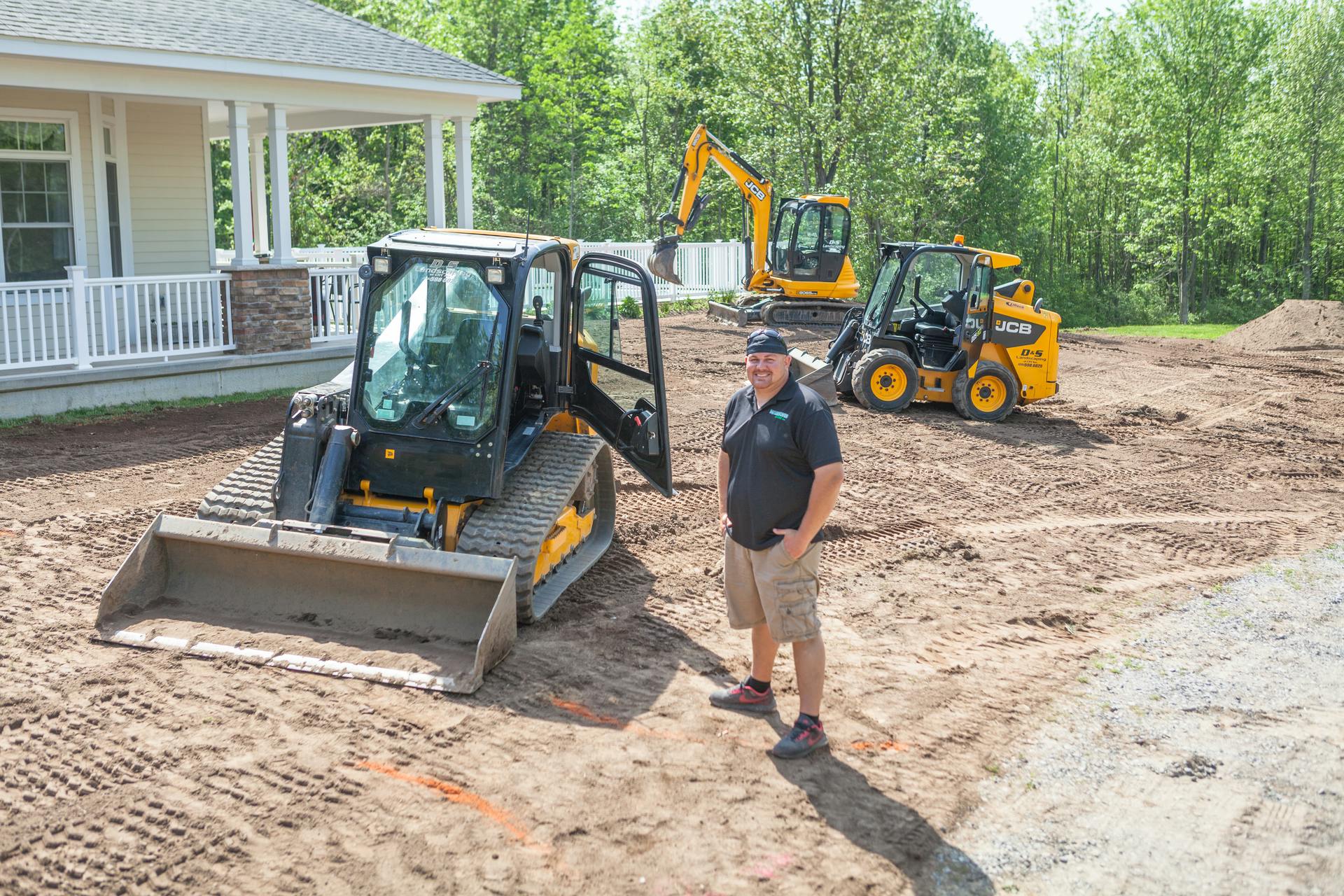 Jason Simmons Of D S Landscaping Of Cny Talks About Jcb Landscaping Equipment Green Industry Pros