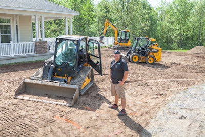 Jason Simmons, owner/operator of D&S Landscaping of CNY in Fulton, NY