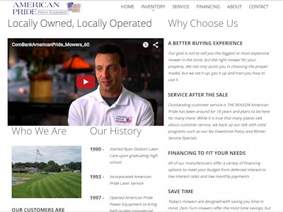 American Pride's website, www.americanpridepower.com