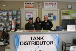 Owner Frankie Morales (right), secretary Martha Vazquez with associate Doug Jones.