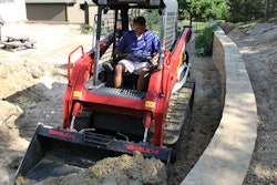 With flat building spaces quickly becoming extinct, retaining walls have become a popular request from customers.