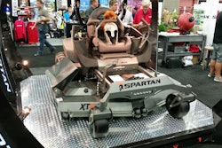 The Spartan Mower on display at GIE+EXPO 2015.
