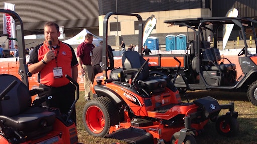 Kubota's ZD Series was unveiled at GIE+EXPO 2015.