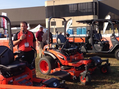 Kubota's ZD Series was unveiled at GIE+EXPO 2015.