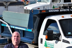 Sean Bishop, owner of Ground Effects Landscaping in Marshfield, MA
