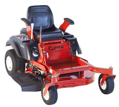 The Avenue zero turn mower will be available this winter.