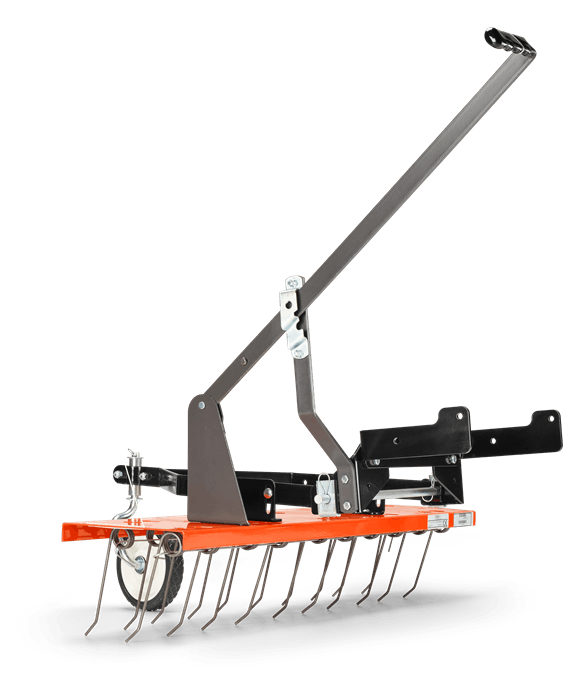 Husqvarna front mount discount dethatcher
