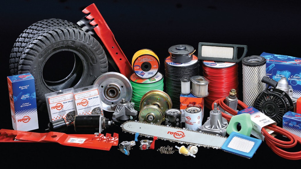 Rotary offers over 9,500 different parts, tools and accessories in 2016