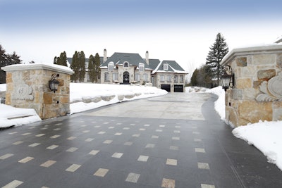 Patterned Concrete - concrete driveway