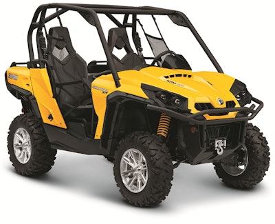 The BRP 2013 Can-Am Commander side-by-side vehicles equipped with Dynamic Power Steering (DPS)
