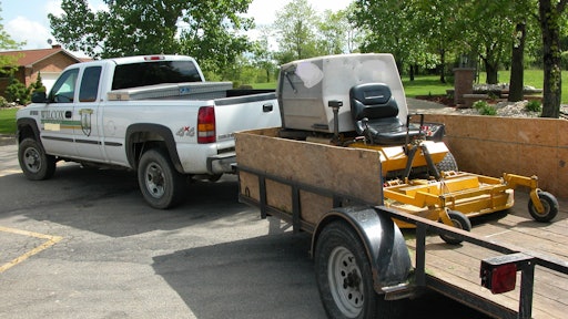 Truck Trailer with Walker Mower 573e19c2b1ed8