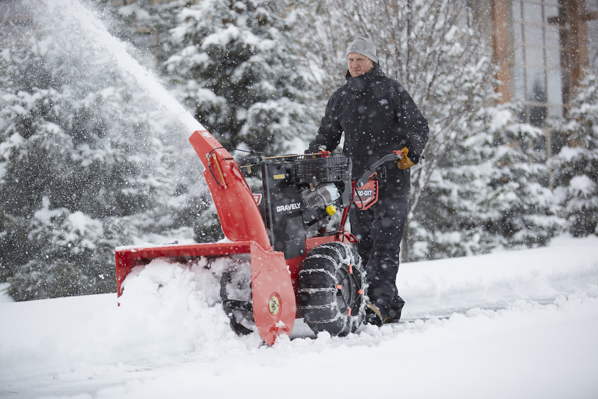 Gravely Introduces Snowblower Attachment for ProQXT TwoWheeled