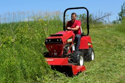 Steiner 440 Tractor with Rough Cut Mowing Attachment 577bd06657084