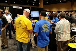 Dealers flocked to the Community booth at the tradeshow to see what all of the buzz was about.