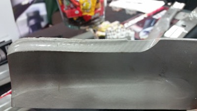 Fisher Barton unveiled its LaserEdge mower blade, which the company says will never need sharpening.