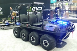 Kohler has a history of displaying cool products at GIE+EXPO. At GIE+EXPO 2016 it was a powerhouse Argo XTV powered by a Kohler Aegis engine.