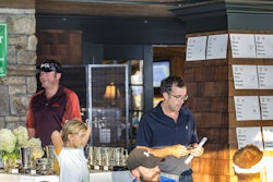 Shayne Newman of YardApes (right) at this year's tournament.