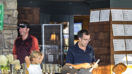 Shayne Newman of YardApes (right) at this year's tournament.