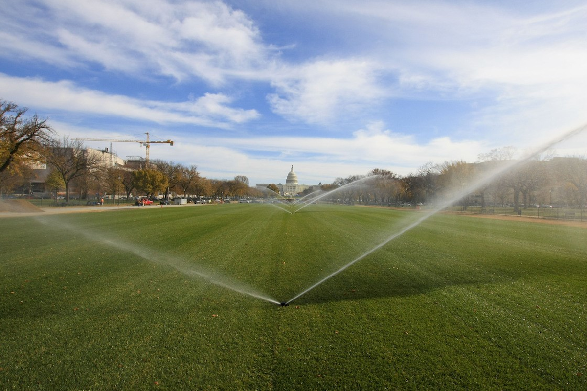 Rain Bird Irrigation Helps Revive National Mall Lawn Green