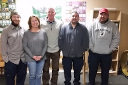 From left: Will Nessler, Lisa Nessler, Steve Nessler, Edgar Bernal and Eleazar Bernal.
