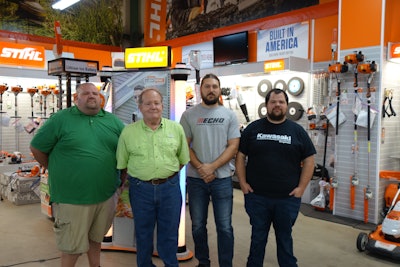 Left to right: Ernie B, old Ernie, Jacob and Nick.
