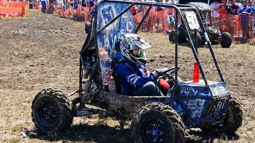 Teams of engineering students design, build, test, promote, race and develop financial support for their Baja vehicle.