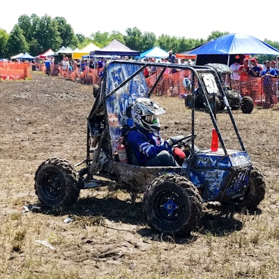 Teams of engineering students design, build, test, promote, race and develop financial support for their Baja vehicle.