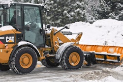 A steel edge can scrape even hard-packed snow and ice down to the pavement, reducing the need to salt afterward.