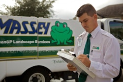 Massey's irrigation service begins with an inspection of the customer's existing system.