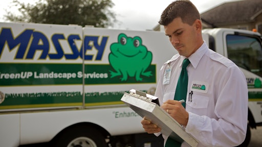 Massey's irrigation service begins with an inspection of the customer's existing system.
