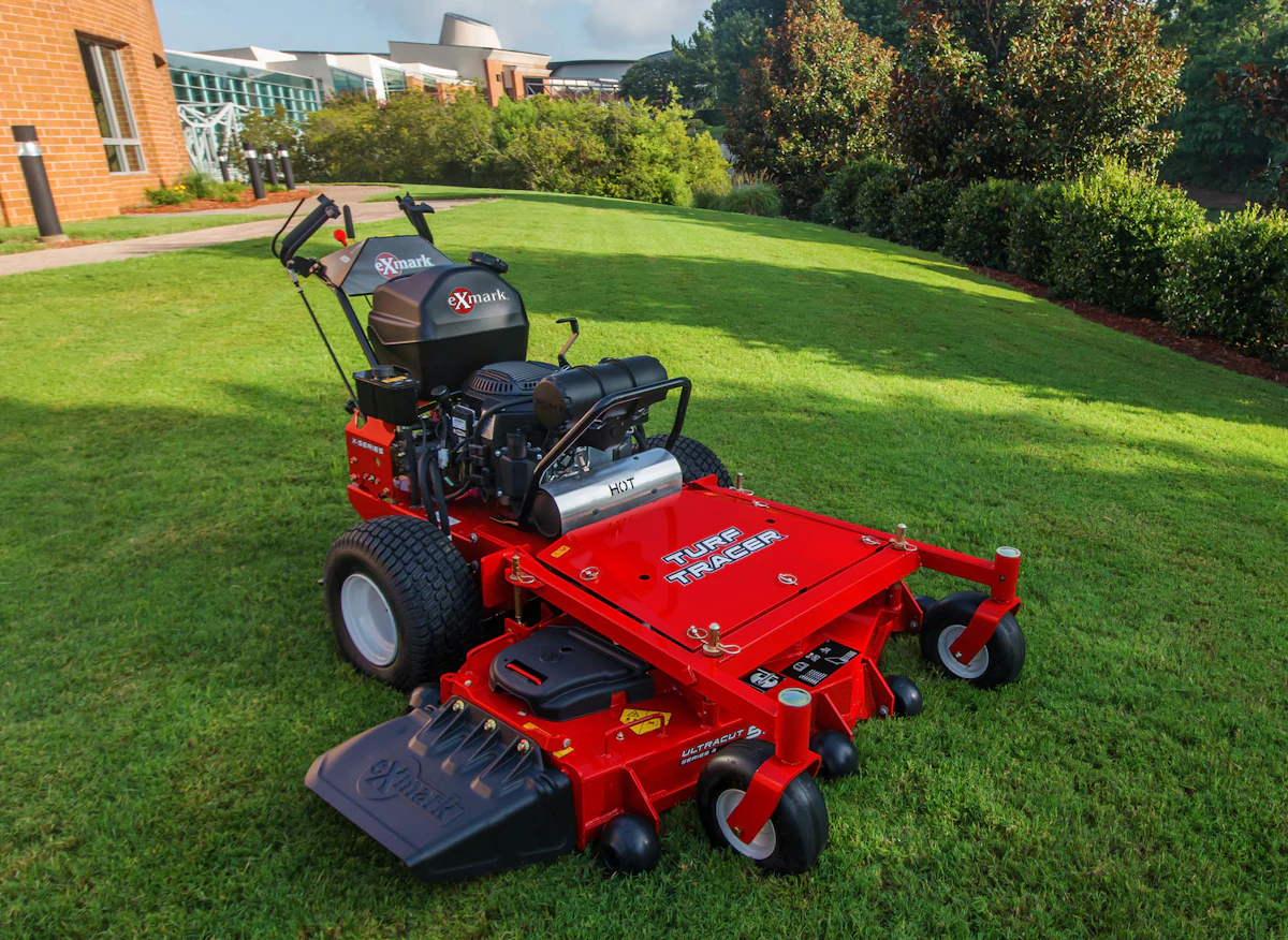 Exmark Turf Rake Exmark Enhances Walk-Behind Productivity, Durability and Ease of ...
