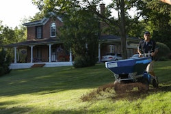 After designing a new compost top-dresser, Daniel Cote, president and founder of Ecolawn Applicator, discovered he could top-dress 10,000 square feet by himself in less than an hour.