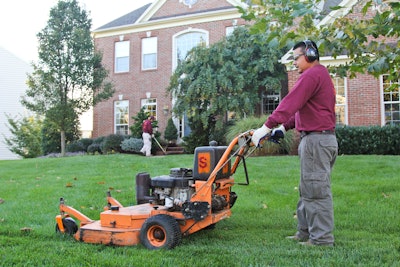 Hearing protection is a must for landscape contractors.