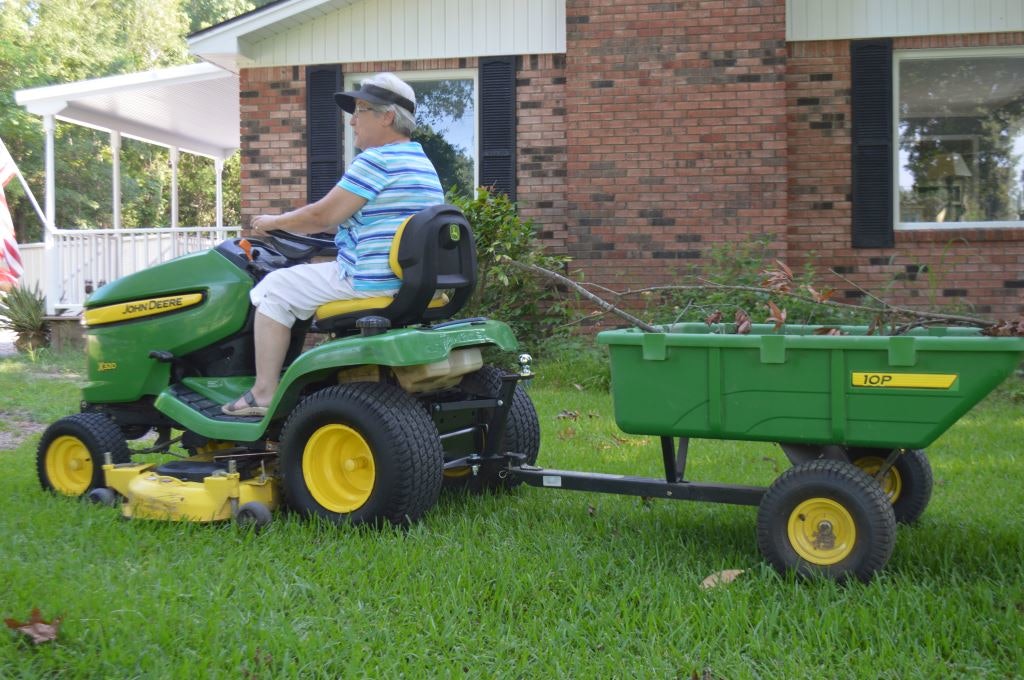 Transform your riding mower into a tow truck From: Great Day Inc.