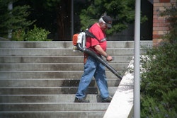 Man with leaf blower Seattle 5b3e4db256efd