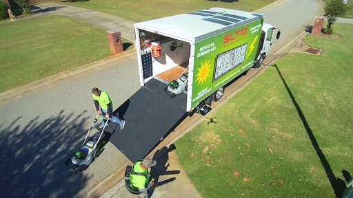 Charge Outdoor Power Equipment From Any Location Throughout The Workday From Super Lawn Trucks Green Industry Pros