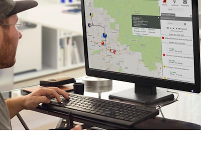 GPS technology permits landscape contractors to track the location of vehicles in their GPS-enabled fleets on a virtual map.