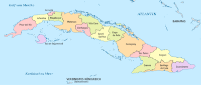 1280px Cuba, Administrative Divisions De Colored svg