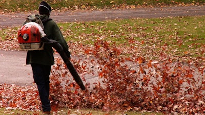 Leaf Blower, Homewood Cemetery