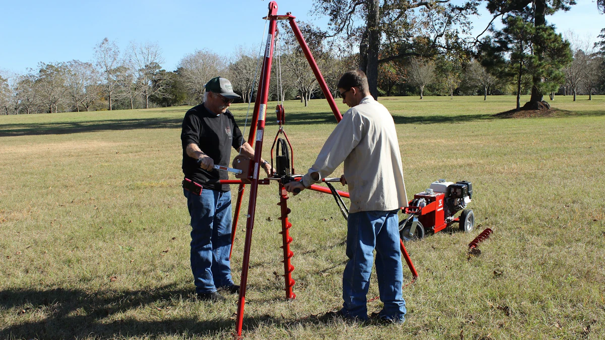 Piston Soil Sampling Rig A Portable Rig for Efficient Soil Sampling From: Little Beaver Inc ...