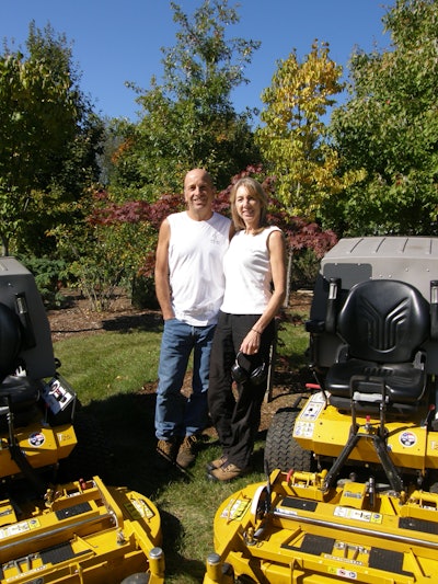 Guy Pellitteri of Pellitteri Property Services emphasizes the company wouldn’t be in business today without its two Walker Mowers.