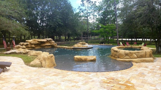 Pool Crafters, a South Florida pool company, sought help from Blastcrete Equipment LLC to provide a machine to slow down the concrete pumping process. The company received a customized solution that paid for itself after just three jobs.