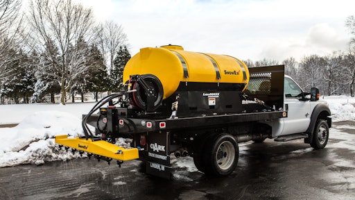 With a wide range of tank sizes available, the Liqui Maxx spray system offered by SnowEx is fit for use on many types of vehicles—large or small. This system can handle most standard commercial applications, making it a versatile and valuable tool in any operation's winter maintenance toolbox.