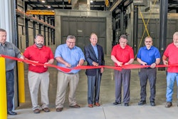 Talbert Manufacturing hosted a ribbon cutting May 14, 2019, officially opening the 58,000-square-foot expansion of their Liberty, North Carolina Facility. Several Talbert representatives were on hand for the occasion, including President Andrew Tanner, Co-Owner Russ Stern, Vice President of Sales and Marketing Troy Geisler, Vice President of Operations Jim Hall and Vice President of Purchasing Jamie Myers.