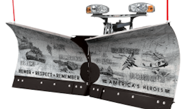 Proceeds for the Western MVP 3 v-plow will be donated to Camp Hometown Heroes.